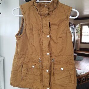 Women's Faux Fur Lined Cargo Vest XL